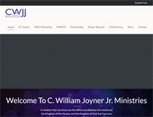Tablet Screenshot of cwjjministries.org